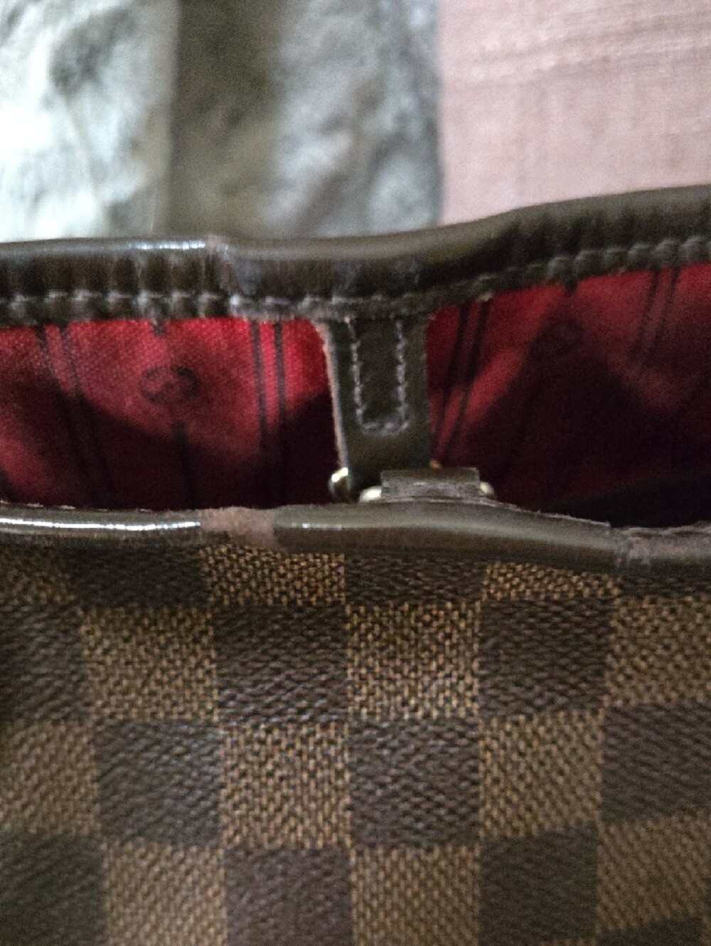 Louis Vuitton Damier Ebene Neverfull MM *read* - Picture 6 of 15